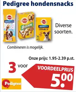 Huisdier Voordeelshop Pedigree hondensnacks aanbieding