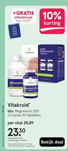 Etos Vitakruid* aanbieding