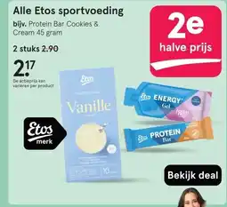 Etos Alle Etos sportvoeding aanbieding