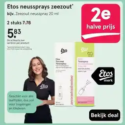 Etos Etos neussprays zeezout aanbieding