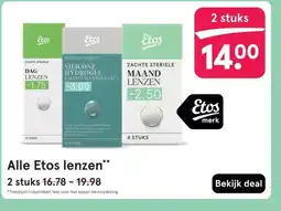 Etos Alle Etos lenzen aanbieding