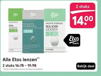 Etos Alle Etos lenzen aanbieding