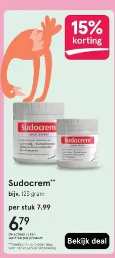 Etos Sudocrem** aanbieding