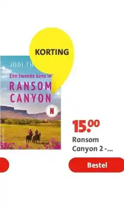 Bruna Ransom Canyon 2 - Een tweede kans in Ransom Canyon aanbieding