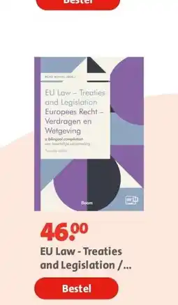Bruna EU Law - Treaties and Legislation / Europees Recht - Verdragen en Wetgeving aanbieding