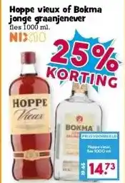 Boon`s Markt Hoppe vieux of Bokma jonge graanjenever aanbieding