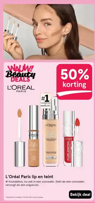 Etos L'Oréal Paris lip en teint aanbieding