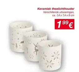 Kik Keramiek theelichthouder aanbieding