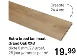 Karwei Extra breed laminaat Grand Oak XXB aanbieding