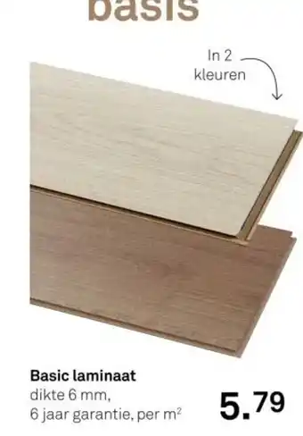 Karwei Basic laminaat aanbieding