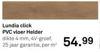 Karwei Lundia click PVC vloer Helder aanbieding