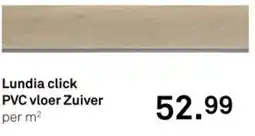Karwei Lundia click PVC vloer Zuiver aanbieding