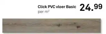 Karwei Click PVC vloer Basic aanbieding