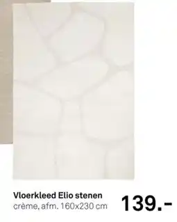 Karwei Vloerkleed Elio stenen crème, aanbieding