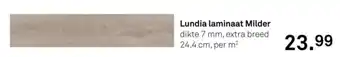 Karwei Lundia laminaat Milder aanbieding