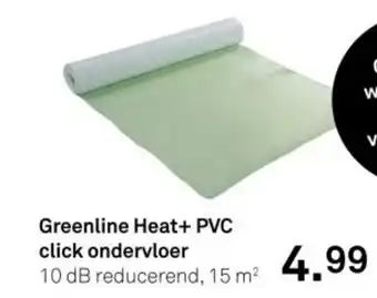 Karwei Greenline Heat+ PVC click ondervloer aanbieding