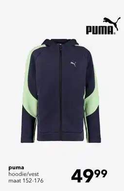 Scapino Puma hoodie vest aanbieding