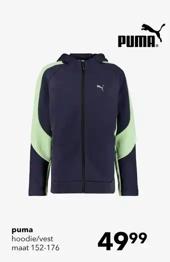 Scapino Puma hoodie vest aanbieding