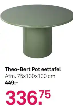 Karwei Theo-Bert Pot eettafel aanbieding