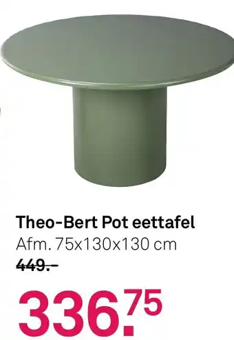 Karwei Theo-Bert Pot eettafel aanbieding