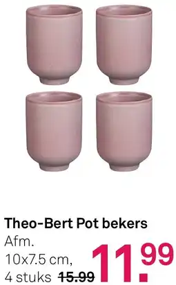 Karwei Theo-Bert Pot bekers aanbieding