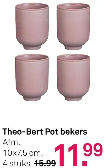 Karwei Theo-Bert Pot bekers aanbieding