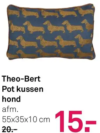 Karwei Theo-Bert Pot kussen hond aanbieding