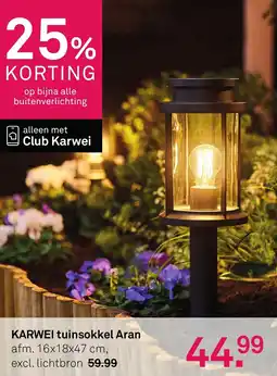Karwei KARWEI tuinsokkel Aran aanbieding