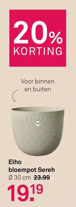 Karwei Elho bloempot Sereh aanbieding