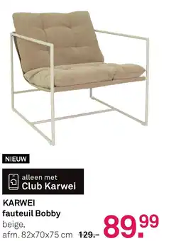 Karwei Karwei fauteuil Bobby aanbieding
