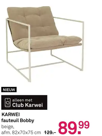 Karwei Karwei fauteuil Bobby aanbieding