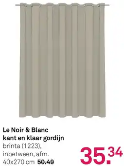 Karwei Le Noir & Blanc kant en klaar gordijn aanbieding