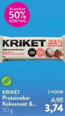 Holland & Barrett Proteïnebar Kokosnoot & Pure chocolade aanbieding