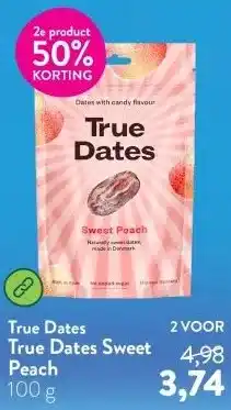 Holland & Barrett True Dates Sweet Peach aanbieding