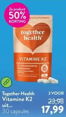Holland & Barrett Vitamine K2 uit Gefermenteerde Kikkererwten aanbieding