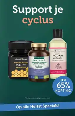 Holland & Barrett Support je cyclus aanbieding