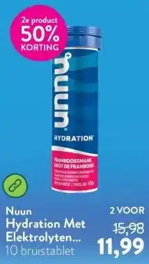 Holland & Barrett Hydration Met Elektrolyten Framboos - 10 bruistabletten aanbieding