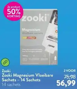 Holland & Barrett Zooki Magnesium Vloeibare Sachets – 14 Sachets aanbieding