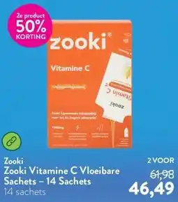 Holland & Barrett Zooki Vitamine C Vloeibare Sachets – 14 Sachets aanbieding
