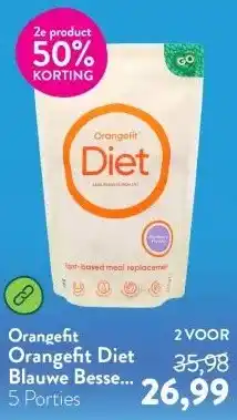 Holland & Barrett Orangefit Diet Blauwe Bessen – 325g aanbieding