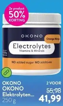 Holland & Barrett OKONO Elektrolyten Poeder Sinaasappelsmaak aanbieding