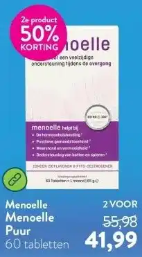 Holland & Barrett Menoelle Puur aanbieding