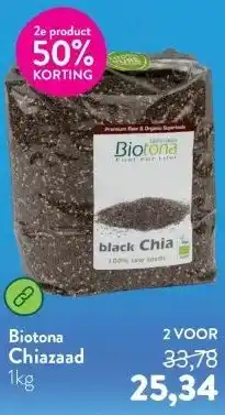 Holland & Barrett Chiazaad aanbieding