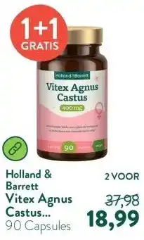 Holland & Barrett Vitex Agnus Castus 400mg aanbieding