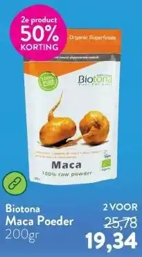 Holland & Barrett Maca Poeder aanbieding