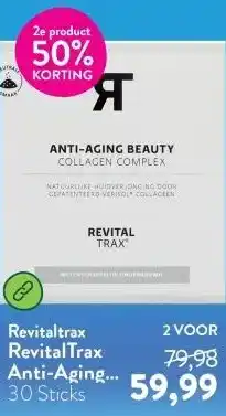 Holland & Barrett RevitalTrax Anti-Aging Beauty Collagen Complex - 30 sticks aanbieding
