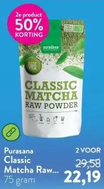 Holland & Barrett Classic Matcha Raw Powder aanbieding