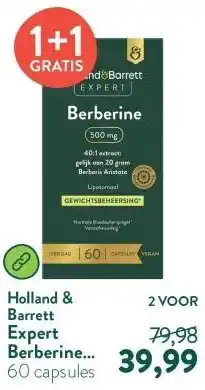 Holland & Barrett Expert Berberine 500mg aanbieding