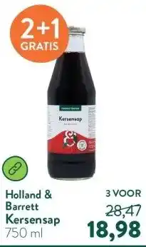 Holland & Barrett Kersensap aanbieding