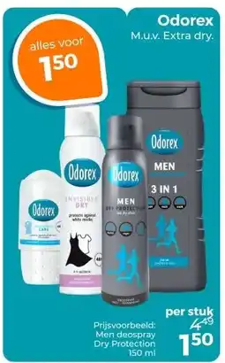 Trekpleister Odorex M.u.v. Extra dry. aanbieding